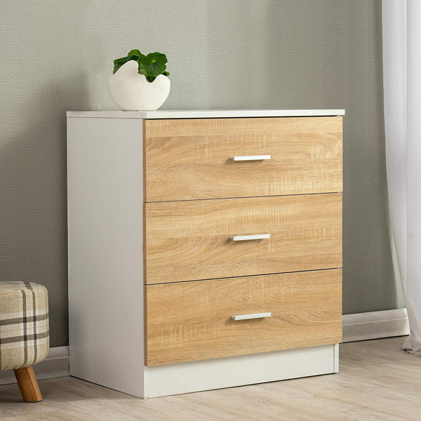 17 Stories Vandermark 3 Drawer Chest of Drawers & Reviews Wayfair.ie